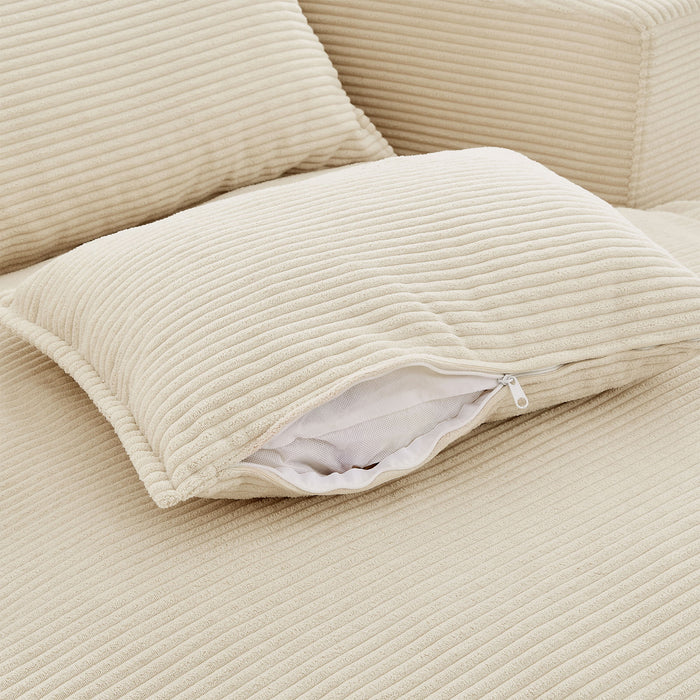 360° Swivel Accent Barrel Chair With Dual Layer Cushion And 3 Removable Pillows