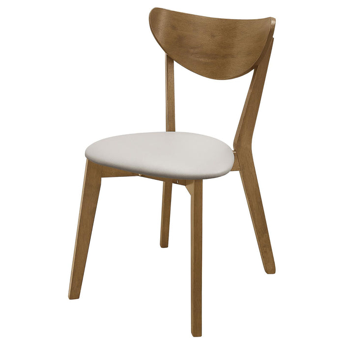 Mid-Century Modern Upholstered Dining Chair (Set of 2)