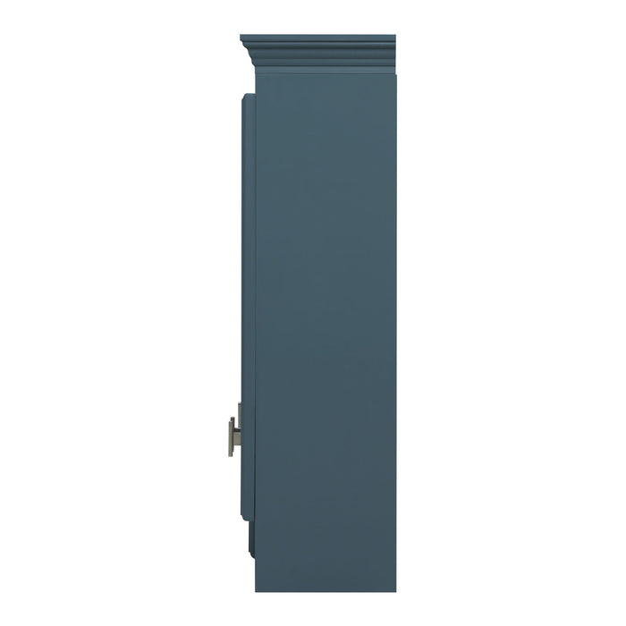 Wall Mount Mirror Cabinet With Adjustable Shelves, Soft Closing Hinges