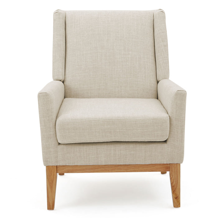 Modern Accent Chair With Padded Cushion Seat