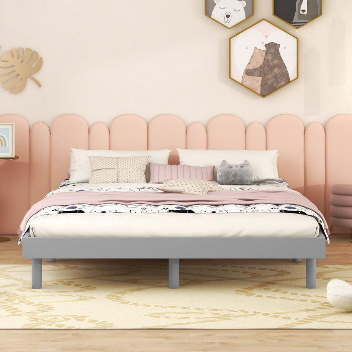 Modern Floating Platform Bed Frame