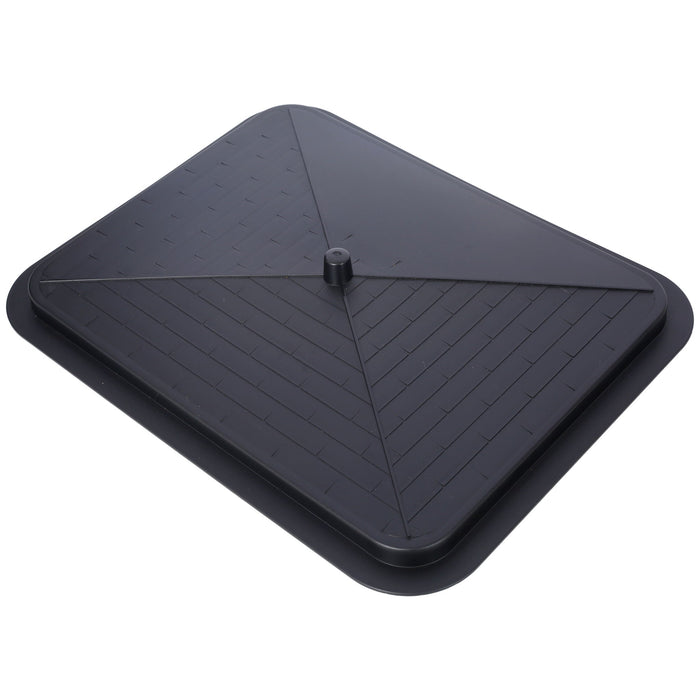 Eco Friendly 5 Layer Worm Compost Bin With 50L Capacity, Easy Setup Plastic Worm Farm Kit - Black