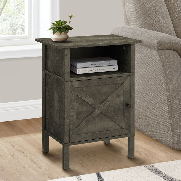 Transitional Accent Table With Storage