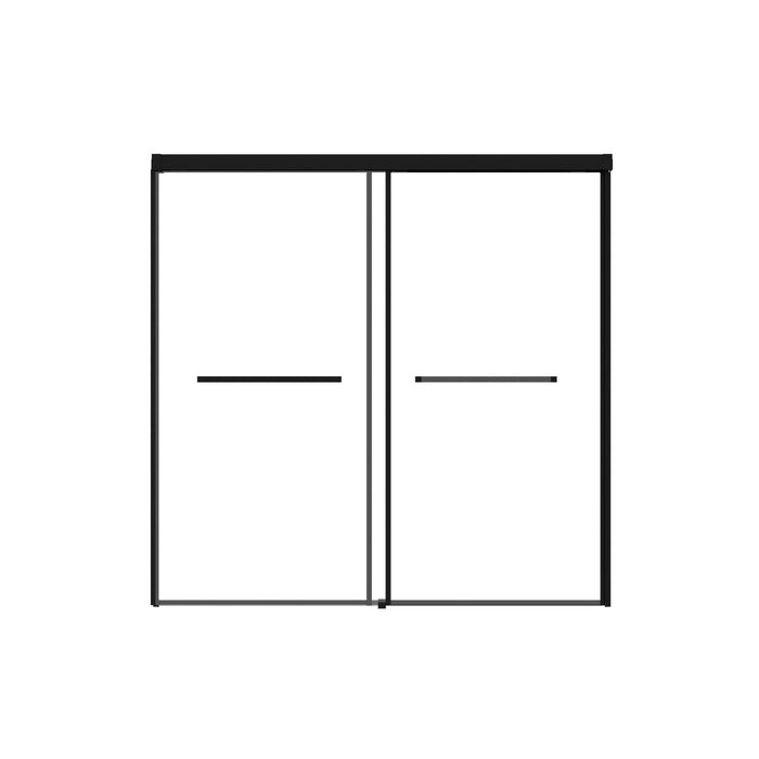 Semi-Frameless Double Sliding Shower Door