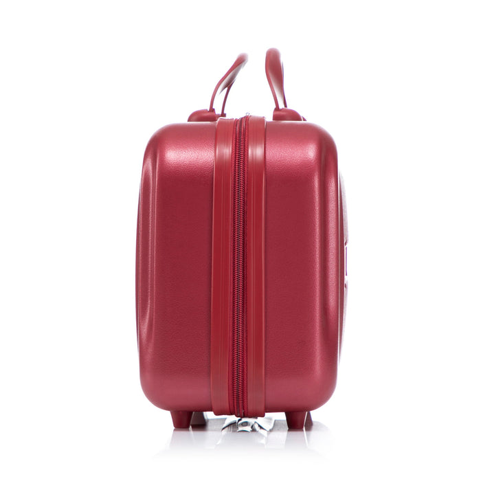 Luggage Set With Cosmetic Case, Combination Lock, Front Opening Design