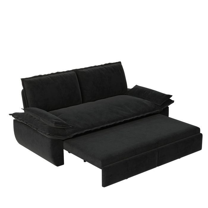 Queen Pull Out Bed, 3 In 1 Convertible Sleeper Sofa