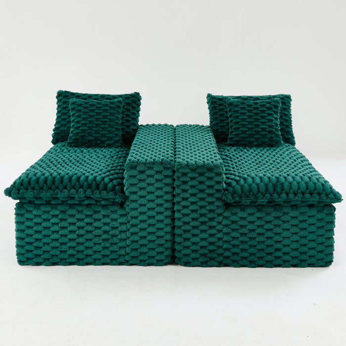 Multifunctional Sofa, Side-By-Side Or Facing Each Other