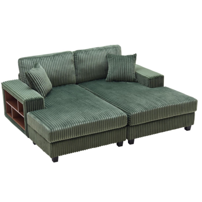 Convertible Sectional Sofa, Sleeper Oversized Living Room Lounge