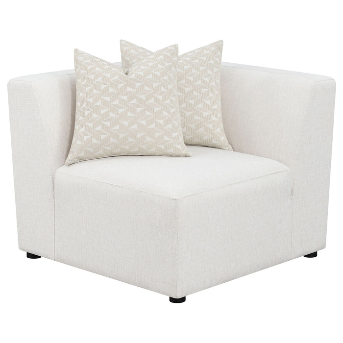 Marlowe - 7 Piece Tight Seat Modular Sectional - Ivory White