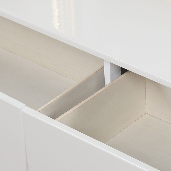 Obsession - 6 Drawer LED Dresser - White