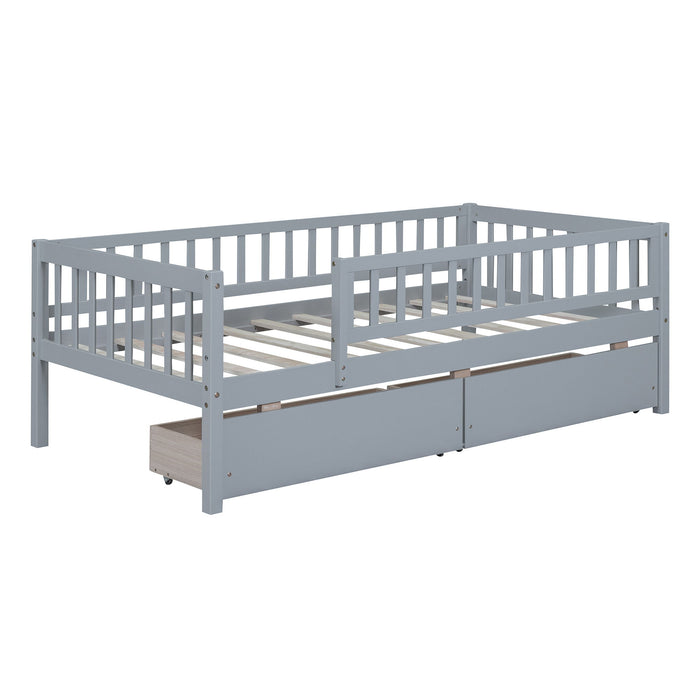 Multifunctional Wooden Daybed Bed