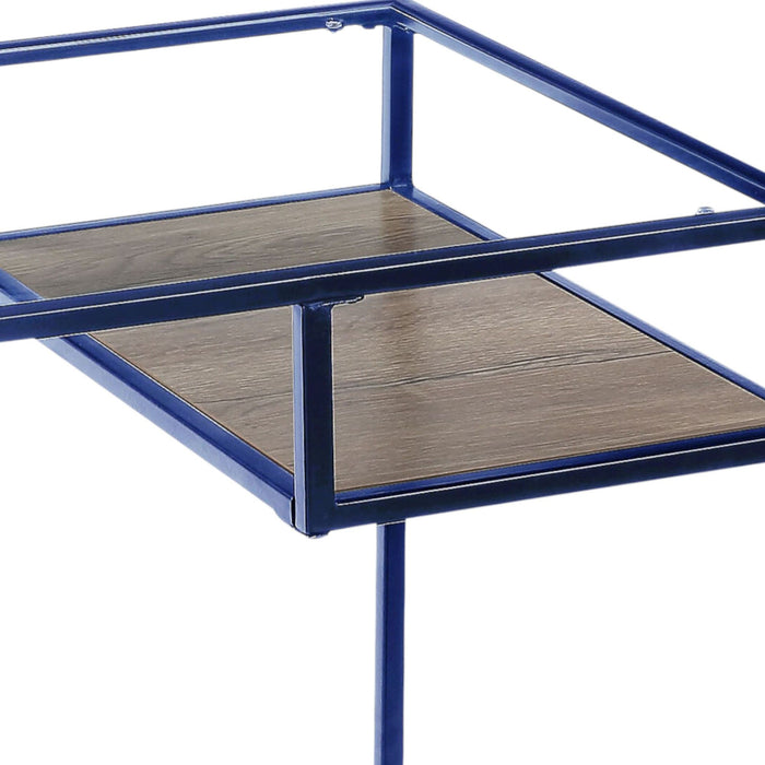 Yasin - Glass Top Writing Desk