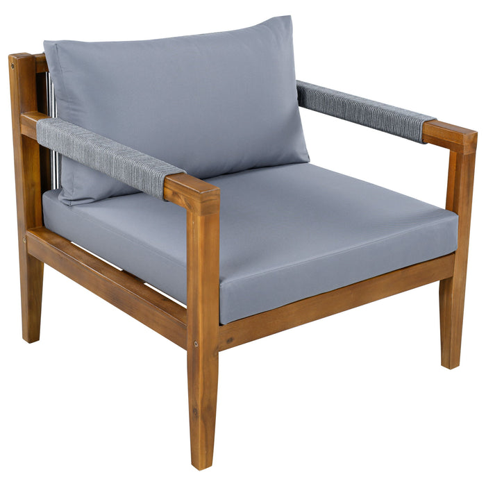 3 Piece Outdoor Sectional Sofa Set