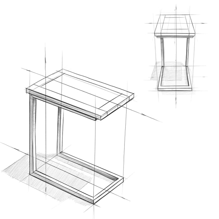 Skyler - Handcrafted C Side Table