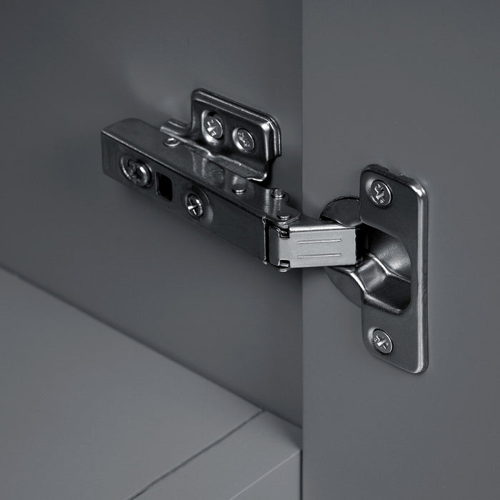 Transitional Style Bathroom Vanity Cabinet With Ceramic Sink