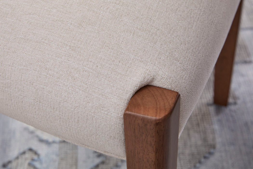Lincoln - Upholstered Dining Chair - Brown / Milk