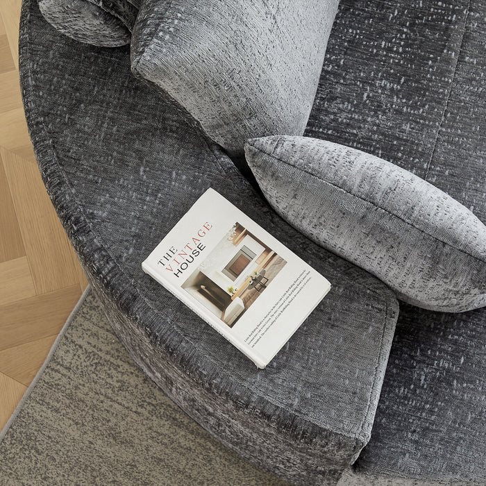 Swivel Chair With Rotating Base For Living Room