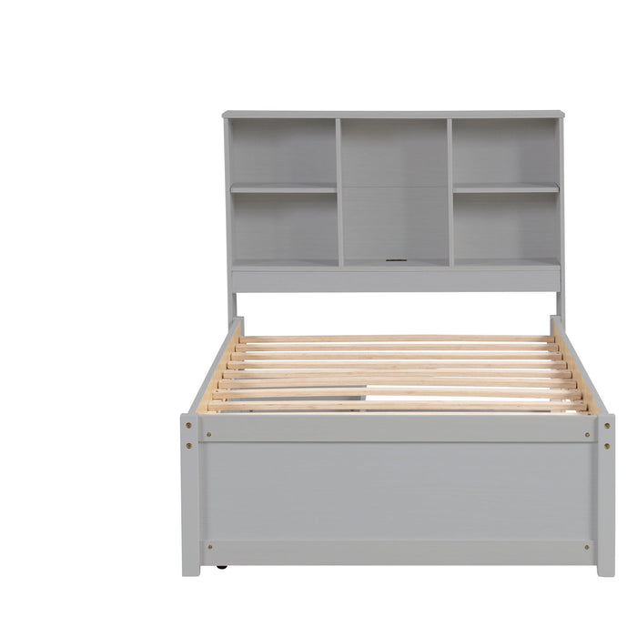 Bed Frame With Built In USB Port And 2 Drawers