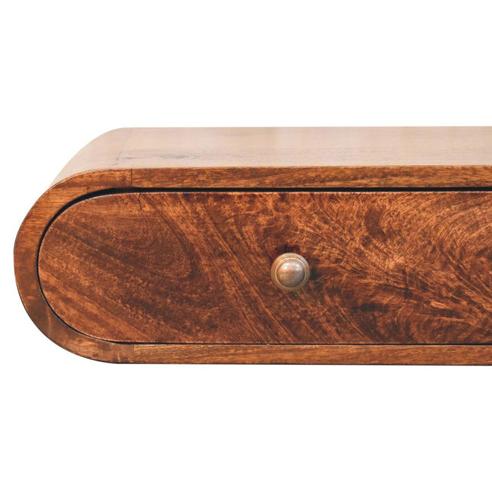 Wall Mounted Console Table - Walnut