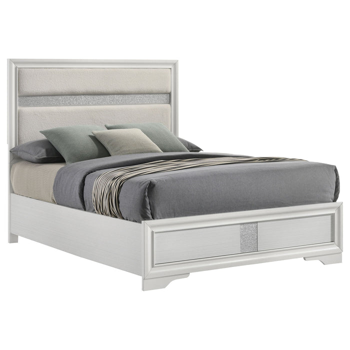 Annie - Full Panel Bed - White