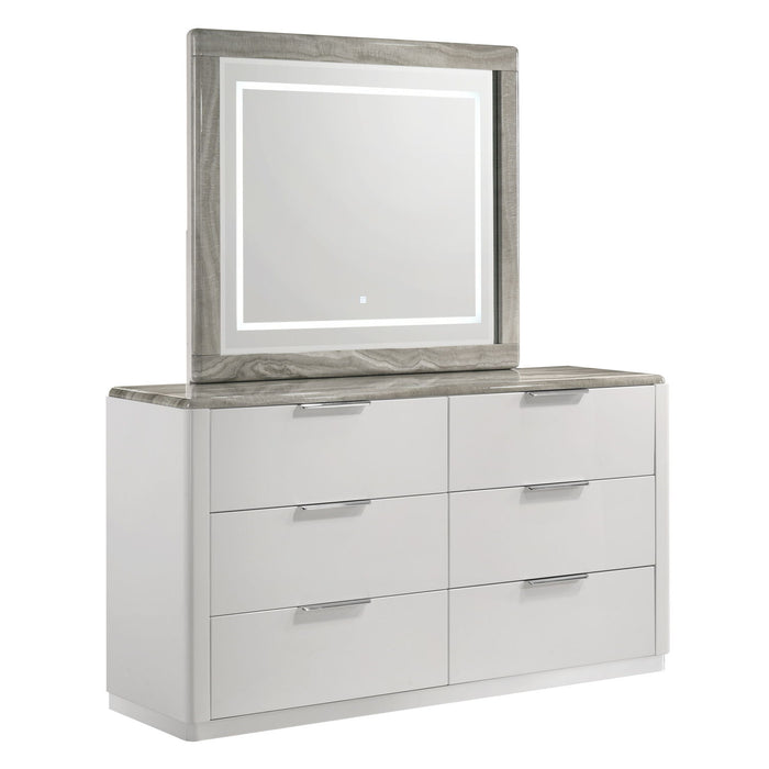 Jazz - Bedroom Set With LED Upholstered Headboard