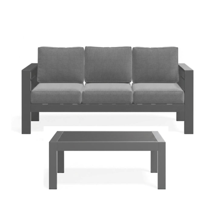 Outdoor Patio Set All-Weather With Thick Cushions