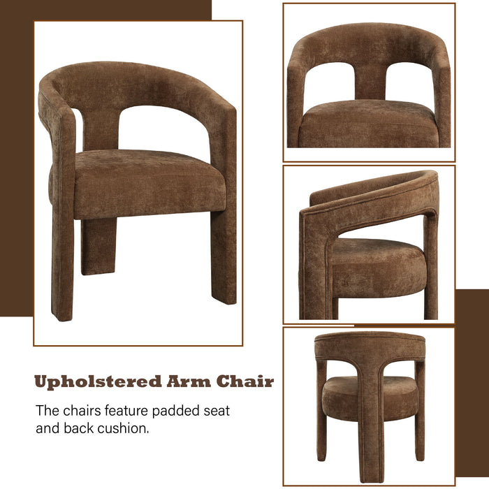 Leonardo - Arm Chair (Set of 2) - Brown
