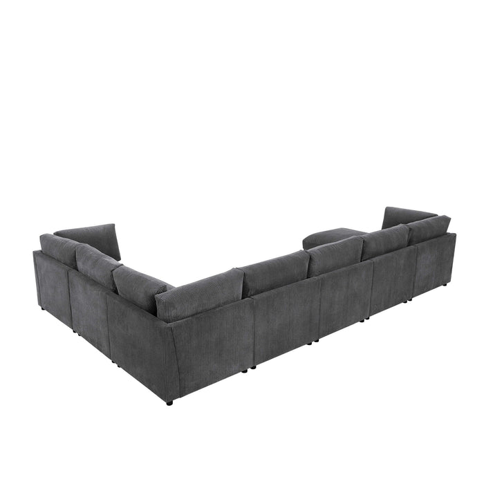 Modern Reversible Modular Sectional