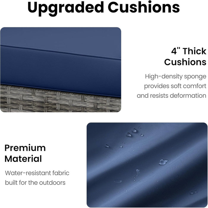 Modern Patio Set With Coffee Table