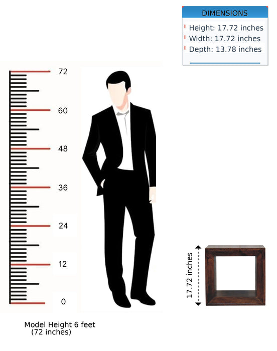 Solis - Open Side Table - Brown