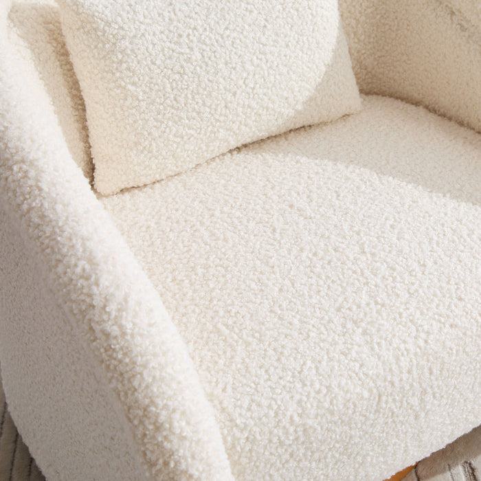 Swivel Accent Chair With 360 Degree Rotating