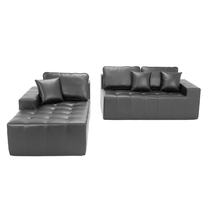 L - Shaped Corner Chaise Sofa Bed