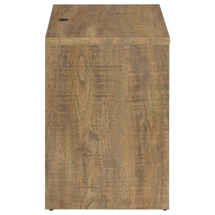 Geary - 2 Drawer Nightstand With LED Lights And USB Charging Ports