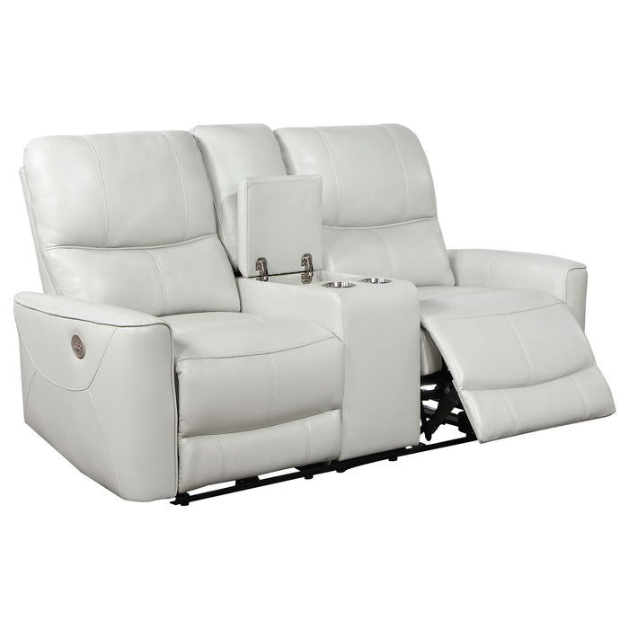 Denson - Power Reclining Loveseat With Console And USB Port