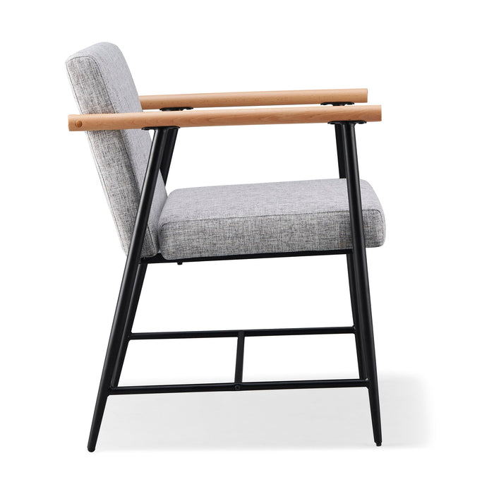 Modern Dining Chair With Iron Frame (Set of 2)