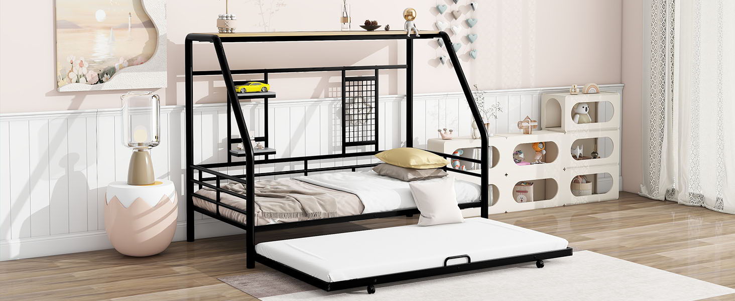 Playhouse Design Bed With Trundle
