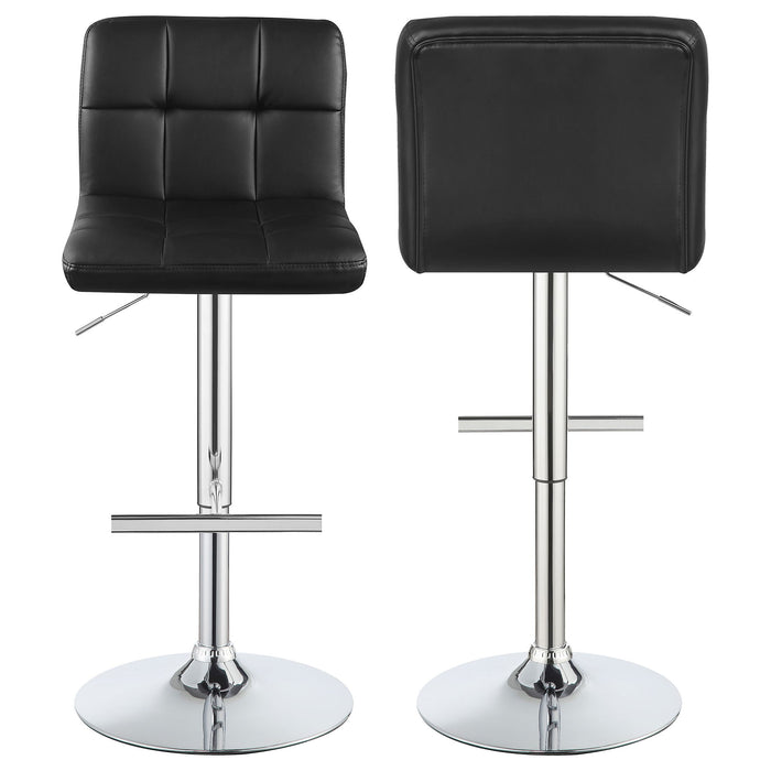 Adjustable Bar Stool (Set of 2) - Black