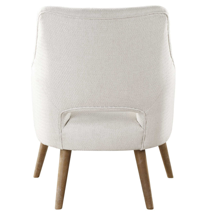 Dree - Retro Accent Chair - White