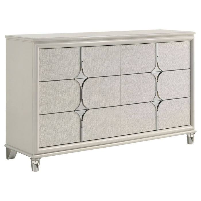 Gwendolyn - 6 Drawer Dresser Cabinet - White
