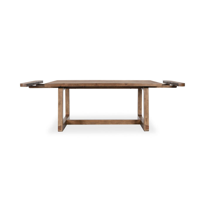 Lyra - Dining Table With Extensions - Smoke Brown