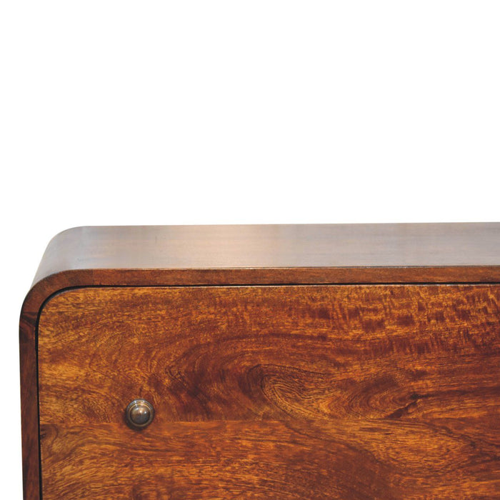 Aspen - Slim Chest - Dark Brown