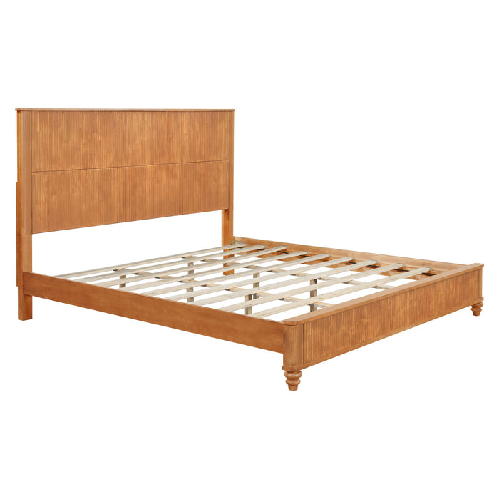 Platform Bed Frame With Tall Headboard