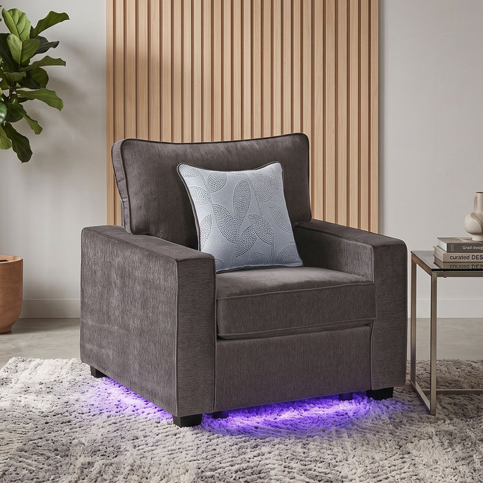 Rita - Accent Chair With LED Underlighting