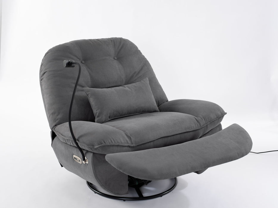 Power Recliner Swivel Glider USB Charger With Bluetooth Music Player, Sleep, Working, Game And Leisure