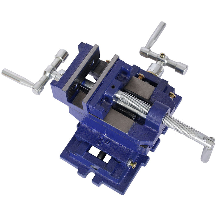 Industrial Quality Cross Slide Vise, Drill Press Metal Milling 2 Way X - Y