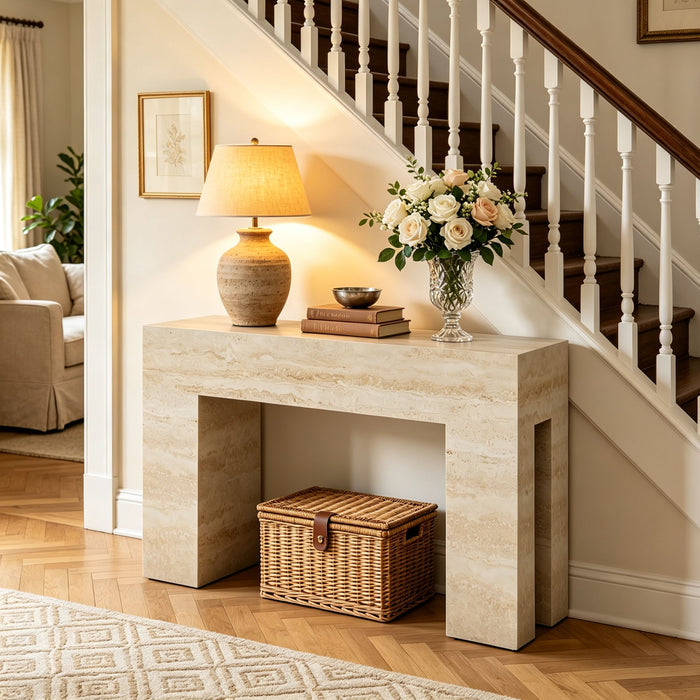 Console Tables - Beige
