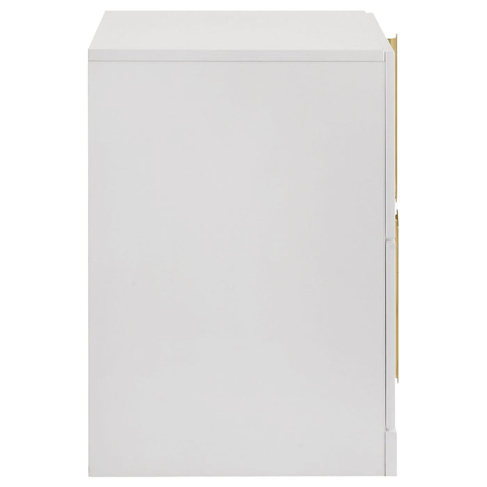 Lauryn - 2 Drawer Nightstand - Gloss White