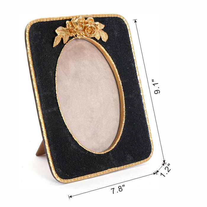 Vintage Photo Frame - Gold / Black
