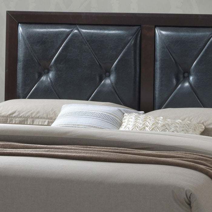 Padded Headboard Bed