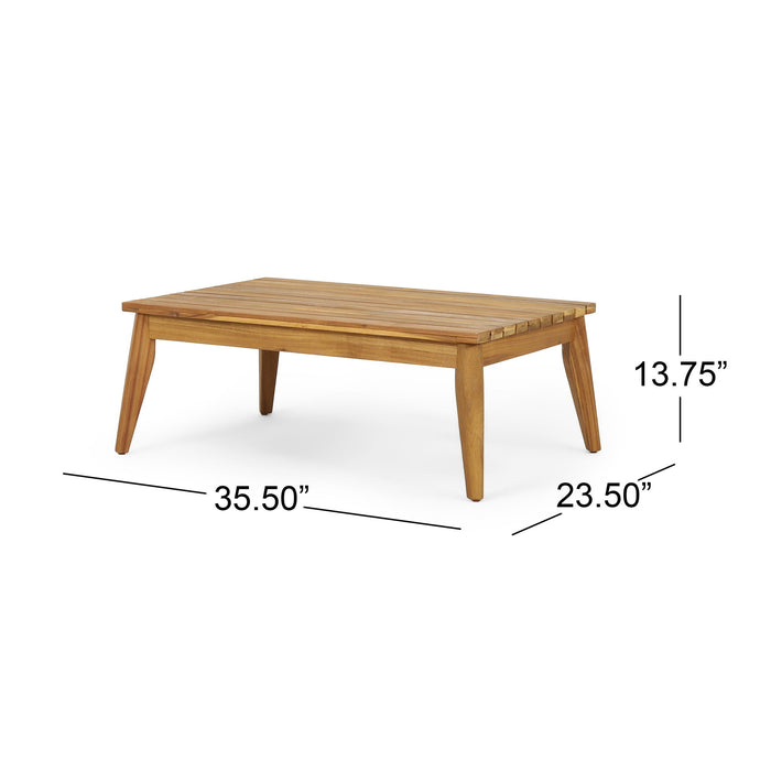 Hueber - Outdoor And Rope 4 Seater Chat Set With Cushions - Teak